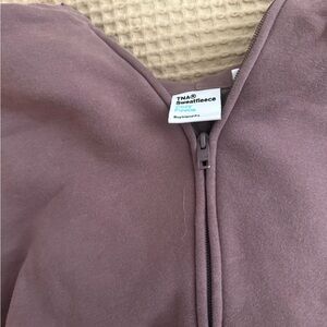 TNA Sweatfleece Bomber Jacket - Dusty Pink